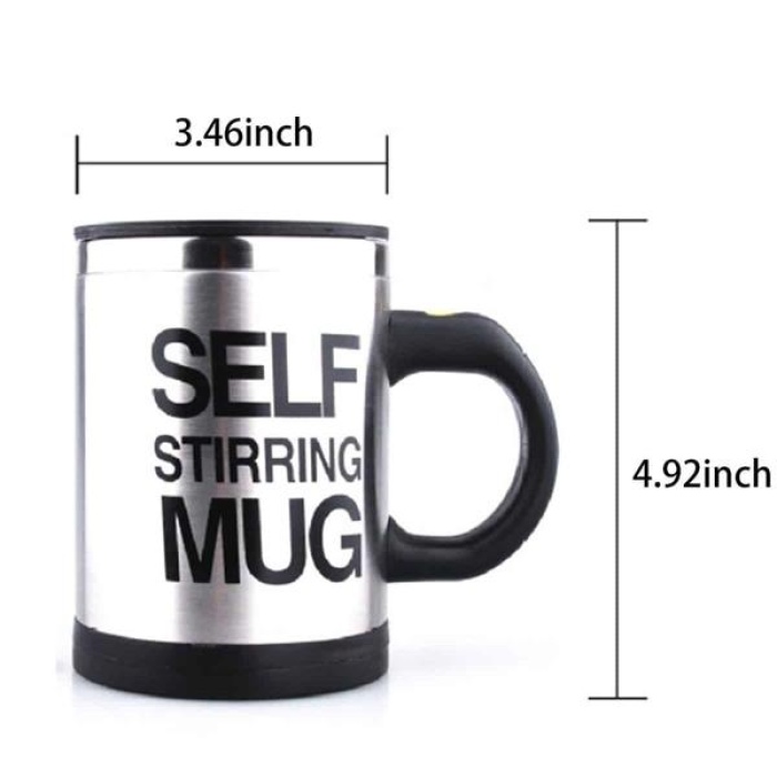 KESGİN MARKET ® Sıcak Tutan Termos Bardak Kendi Kendini Karıştıran Mikser Kupa