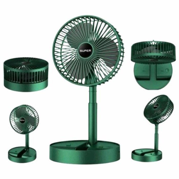 KESGİN MARKET ® Katlanabilir Usb Şarjlı Masaüstü Soğutucu Mini Fan Telefon Tutucu