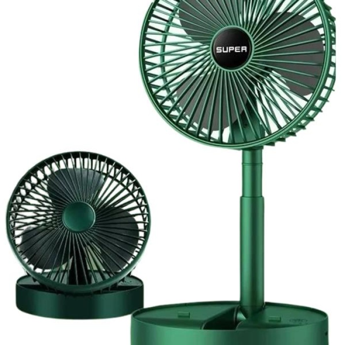 KESGİN MARKET ® Katlanabilir Usb Şarjlı Masaüstü Soğutucu Mini Fan Telefon Tutucu