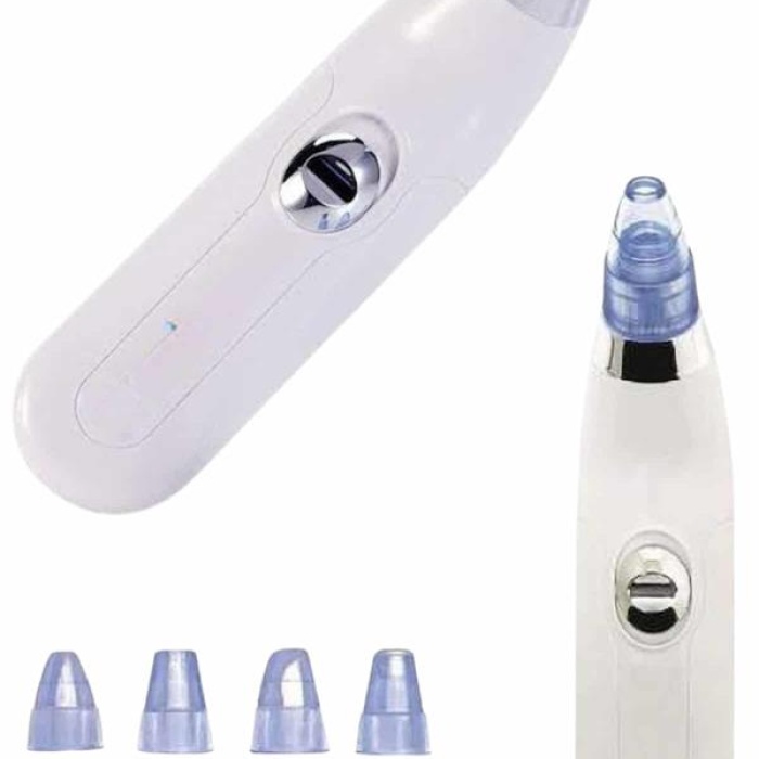 KESGİN MARKET ® Siyah Nokta Temizleme Cihazı 4 Başlıklı Vakumlu Pilli Ölü Deri Arındırma