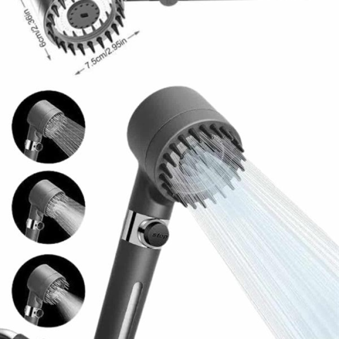 KESGİN MARKET ® Yeni Masaj Etkili Nesil Filtreli  Duş Başlığı Fıskiyesi Duş Banyo