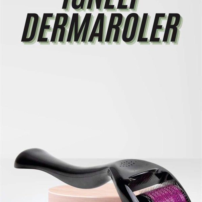 KESGİN MARKET ® Saç Çıkarma Tarağı Dermaroller 540 Iğneli Roller 1 Mm Iğne Cilt Yüz Yenileme Bakım Seti