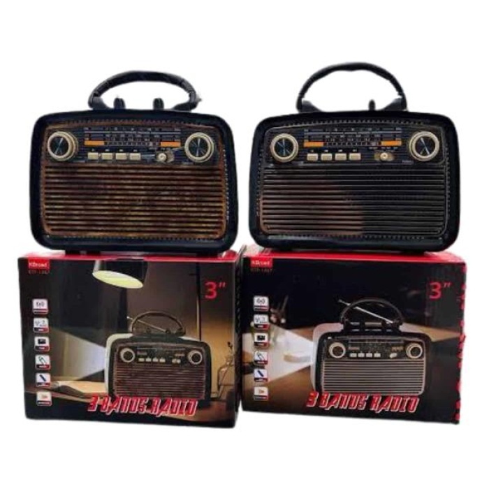 KESGİN MARKET ® Eskitme Nostalji Tasarımlı Bluetoothlu Nostalji Radyo Ahşap Nostaljik Görünümlü
