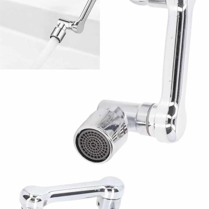 KESGİN MARKET ® Döndürülebilir Musluk Mutfak Banyo Musluk Ucu Başlığı 4 Filtreli