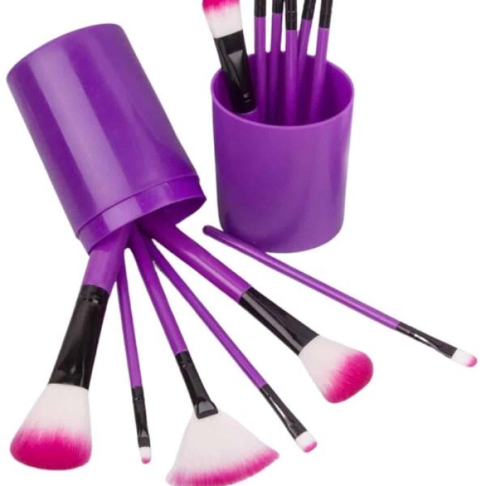 KESGİN MARKET ® Makyaj Fırçası 12 Parça Set Yumuşak Uçlu Göz Makyajına Uygun Hafif ve Taşınabilir Çanta