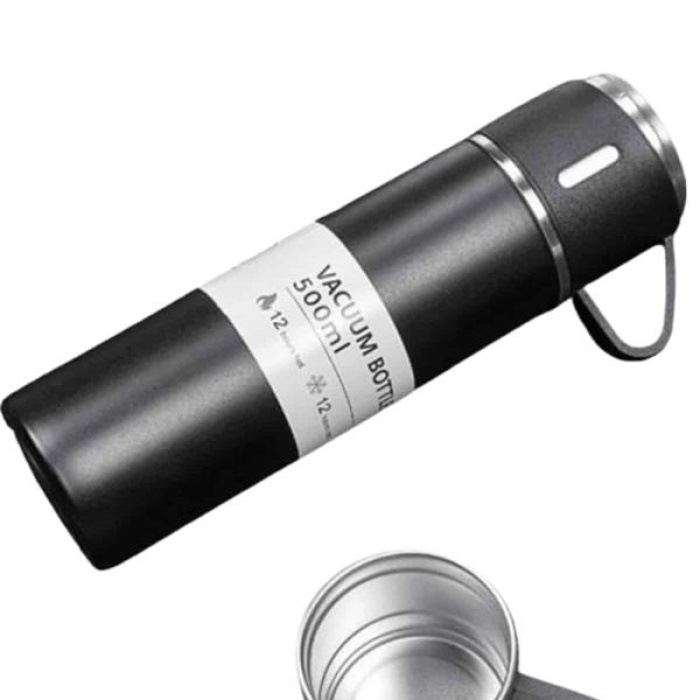 KESGİN MARKET ® 3 Bardaklı Termos Seti Anneler Gününe Özel Hediye Taşınabilir Sızdırmaz Isı Koruyucu