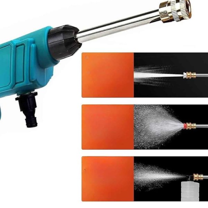 KESGİN MARKET ® Şarjlı Oto Yıkama, Bahçe Sulama Tabancası Makinesi Yüksek Basınçlı