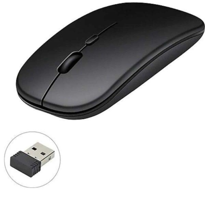 KESGİN MARKET ® Kablosuz Mouse Fare Şarjlı Bluetooth Wireless Çift Modlu Sessiz
