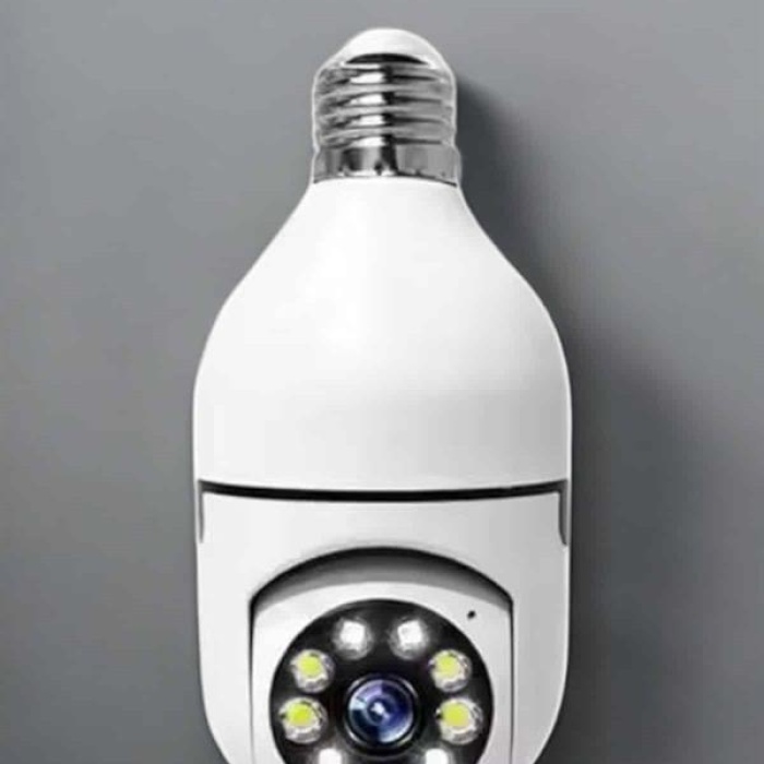 KESGİN MARKET ® Ampul Görünümlü Güvenlik Kamerası Duylu Wifi Kamerası Dönebilen