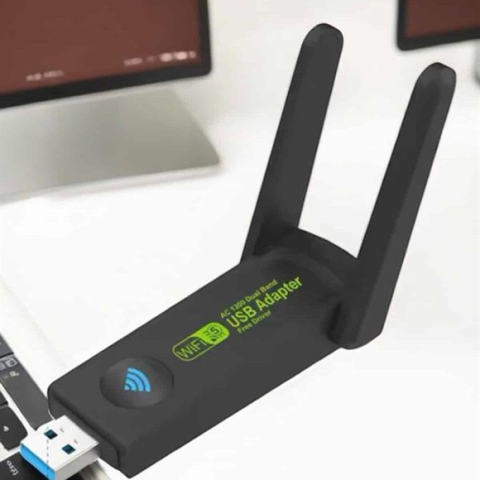 KESGİN MARKET ® Wifi Adaptör Çift Bantlı Kablosuz Wifi Adaptörü