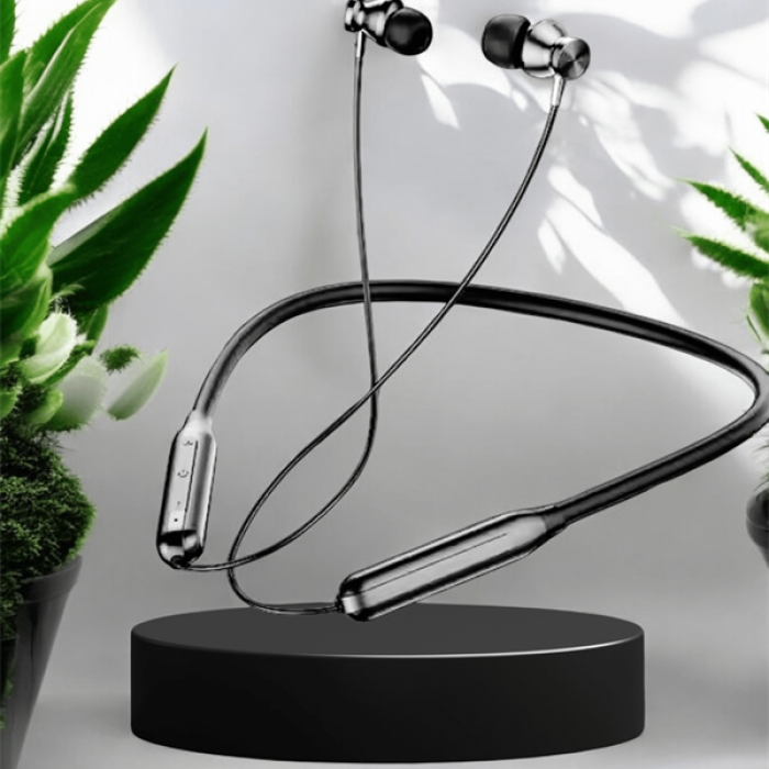 KESGİN MARKET ® Boyun Bantlı Kablolu Kulaklık ANC Özelliği Uzun Şarj Süreli Sporcu Kulaklığı