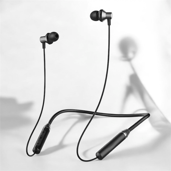 KESGİN MARKET ® Boyun Bantlı Kablolu Kulaklık ANC Özelliği Uzun Şarj Süreli Sporcu Kulaklığı