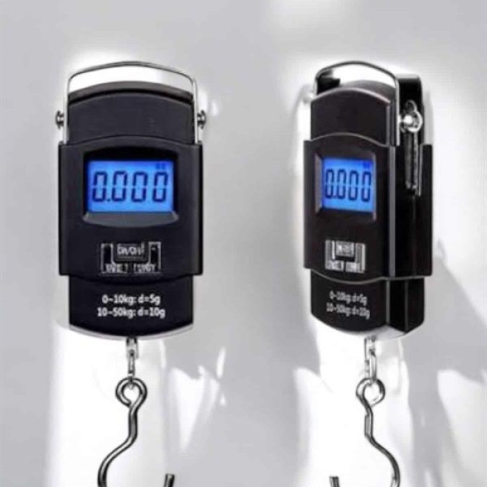 KESGİN MARKET ® 50 Kg El Kantarı Ağırlık Ölçer Dijital Ekranlı Kancalı Portatif