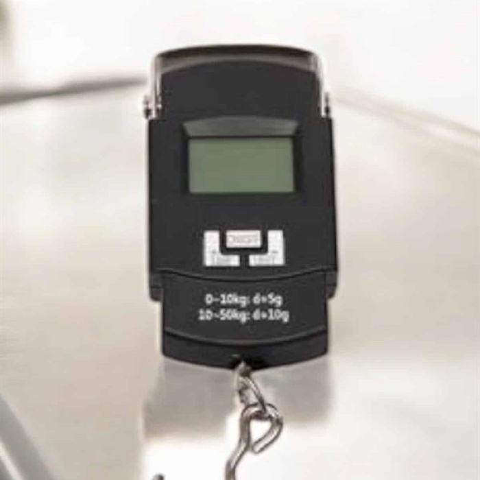 KESGİN MARKET ® Ağırlık Ölçer 50 Kg El Terazisi El Kantarı Pilli Led Ekran