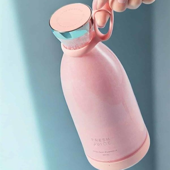 KESGİN MARKET ® Bardak Blender Smoothie Meyve Sıkacağı Şarjlı Cam Taşınabilir