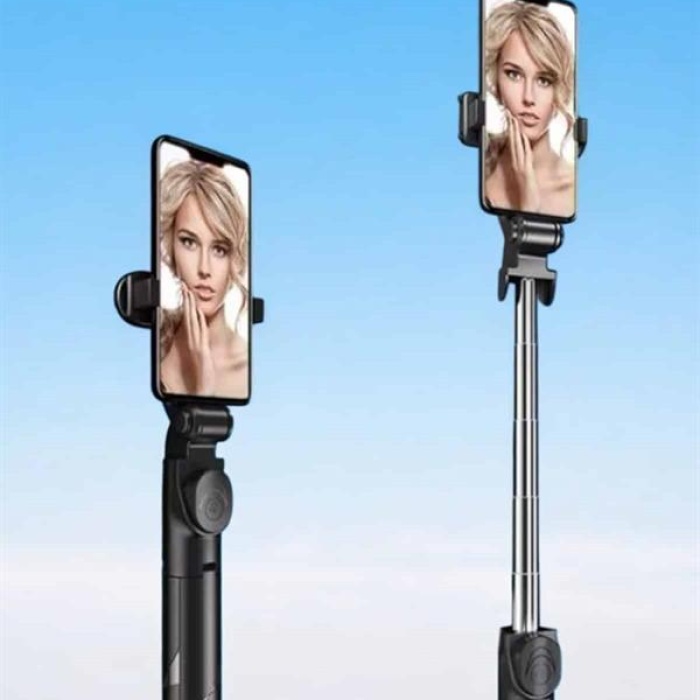 KESGİN MARKET ® Tripod Kablosuz Bluetooth Bağlantılı Selfie Çubuğu 360 Derece Dönebilen