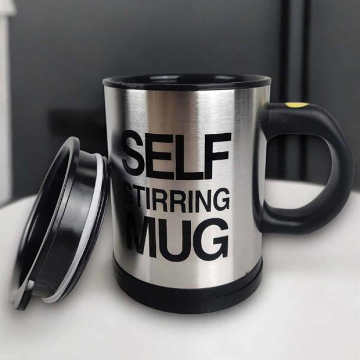 KESGİN MARKET ® Yazılı Mug Kupa Karıştırıcı Özelliği Ve Paslanmaz Çelik