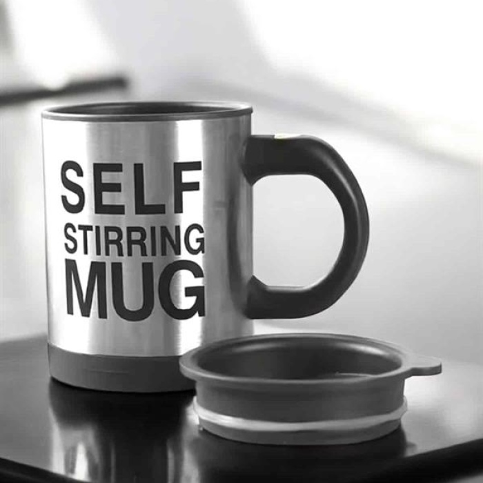 KESGİN MARKET ® Mikser Kupa Yazılı Mug Bardak Karıştırma Özelliği