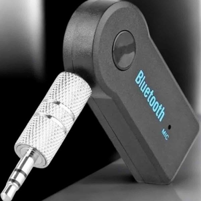 KESGİN MARKET ® Kablosuz Bluetooth Aux Araç Kiti Siyah Hafıza Kartlı