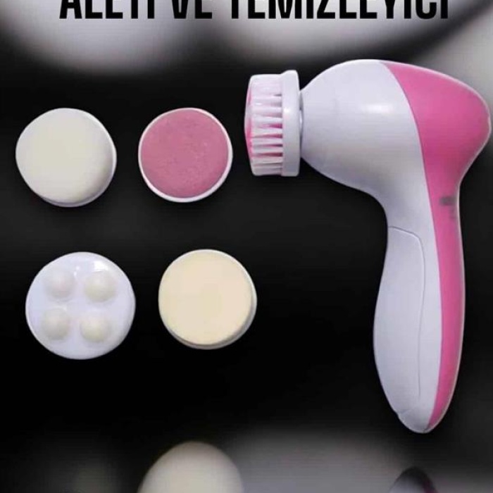 KESGİN MARKET ® 5 Fonksiyonlu Kablosuz Yüz Temizleme Cihazı ile Derinlemesine Cilt Bakımı