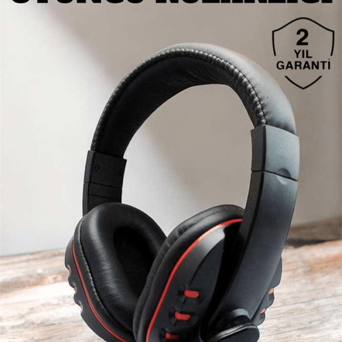 KESGİN MARKET ® Güçlü Bass ve Suya Dayanıklı, Kablolu Oyuncu Kulaklığı ile Kesintisiz Deneyim