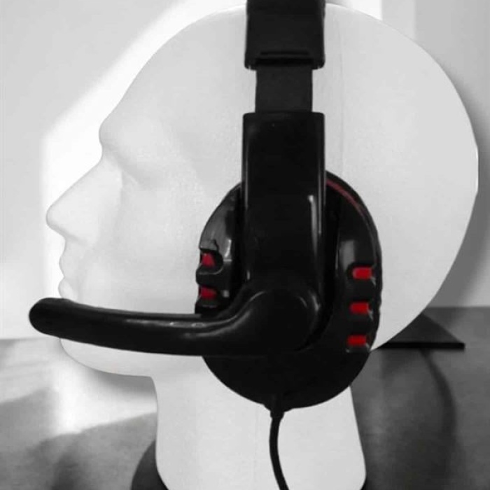 KESGİN MARKET ® Yüksek Ses Kalitesi ve Aktif Gürültü Engelleme Özellikli Kablolu Mikrofonlu Kulaklık