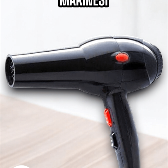 KESGİN MARKET ® 2200 Watt Profesyonel Saç Kurutma Makinesi Güçlü ve Dayanıklı Tasarım