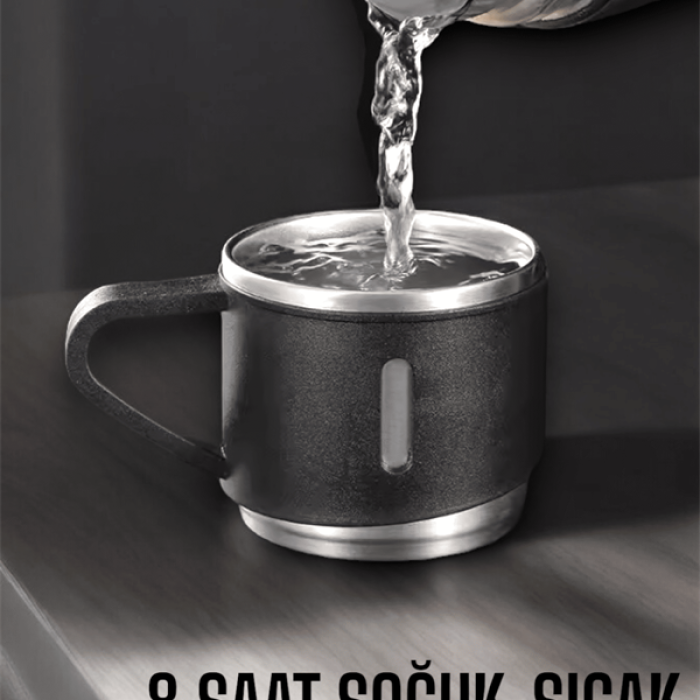 KESGİN MARKET ® 500 ml Kapasiteli Taşınabilir Basınçlı Termos Seti Günlük Kullanım için İdeal