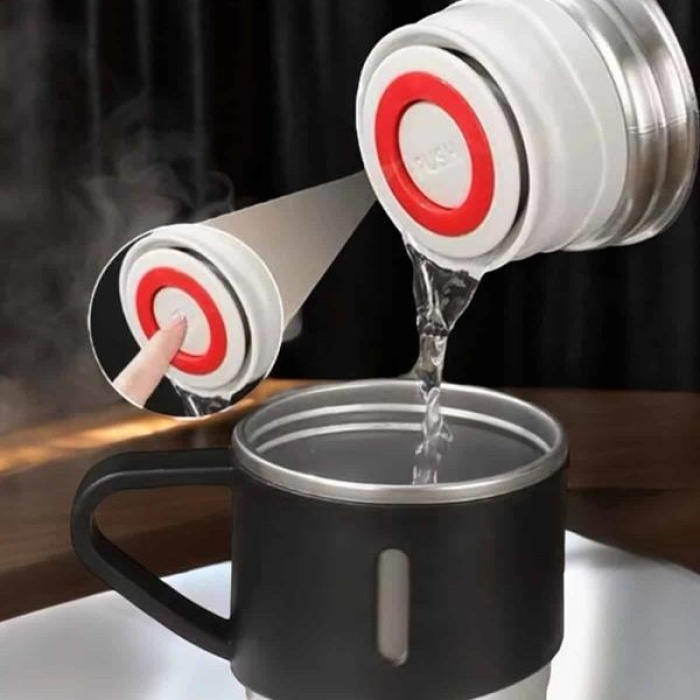 KESGİN MARKET ® Şık ve Dayanıklı 3 Bardaklı Termos Seti Uzun Süre Isı Koruma Özellikli