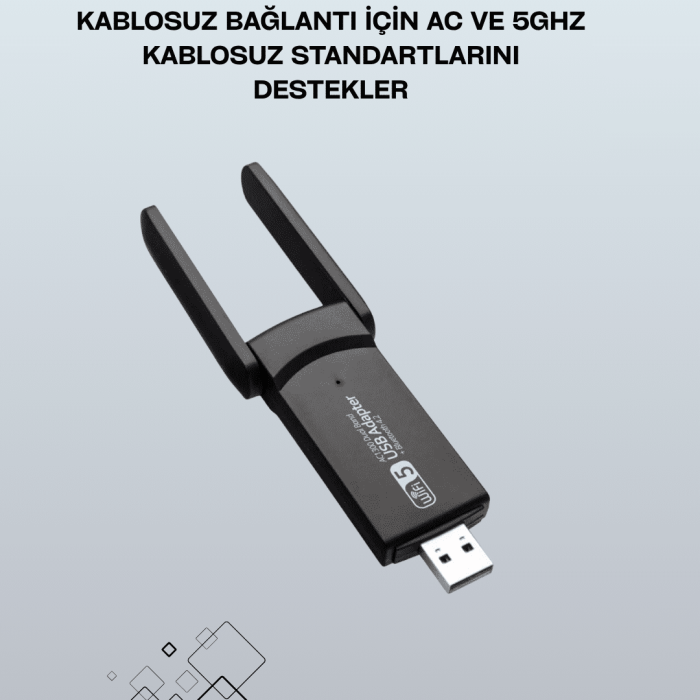 KESGİN MARKET ® AC1200 USB WiFi Adaptör