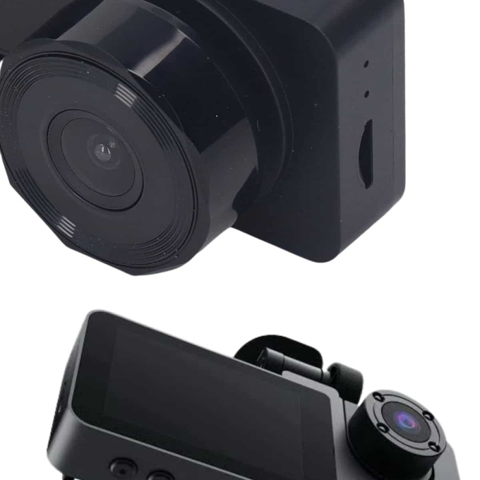 KESGİN MARKET ® Araç İçi Dikiz Kamerası Sürüş Kaydedici 3 Lensli DVR Kamera