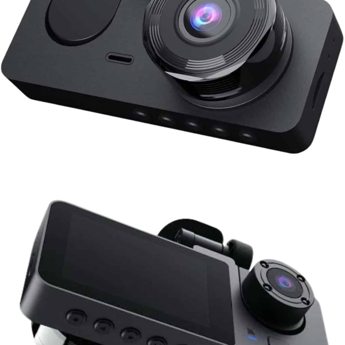 KESGİN MARKET ® Yol Kayıt Araç Kamerası HD DVR 3 Kameralı 2.0in Ekranlı Ön İç Arka