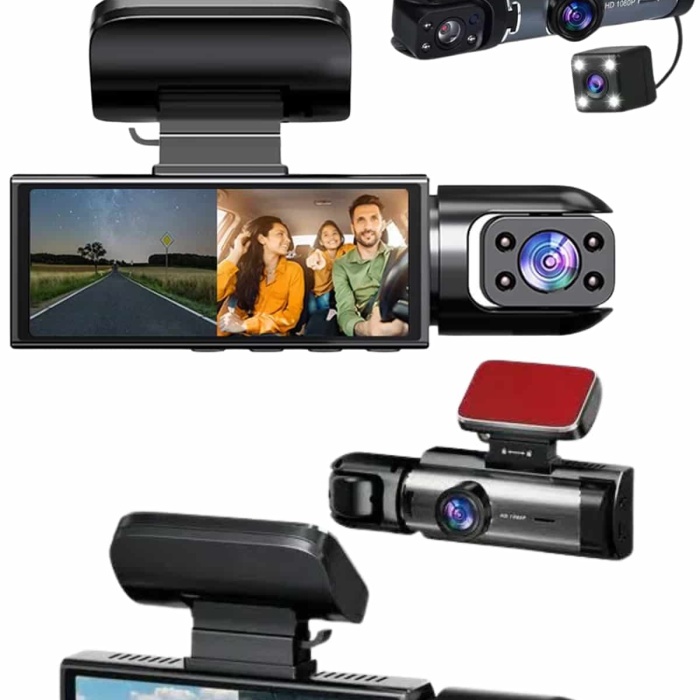 KESGİN MARKET ® Video ve Fotoğraf Kaydedici Sürüş Kamerası Ön ve Arka Çift Kameralı