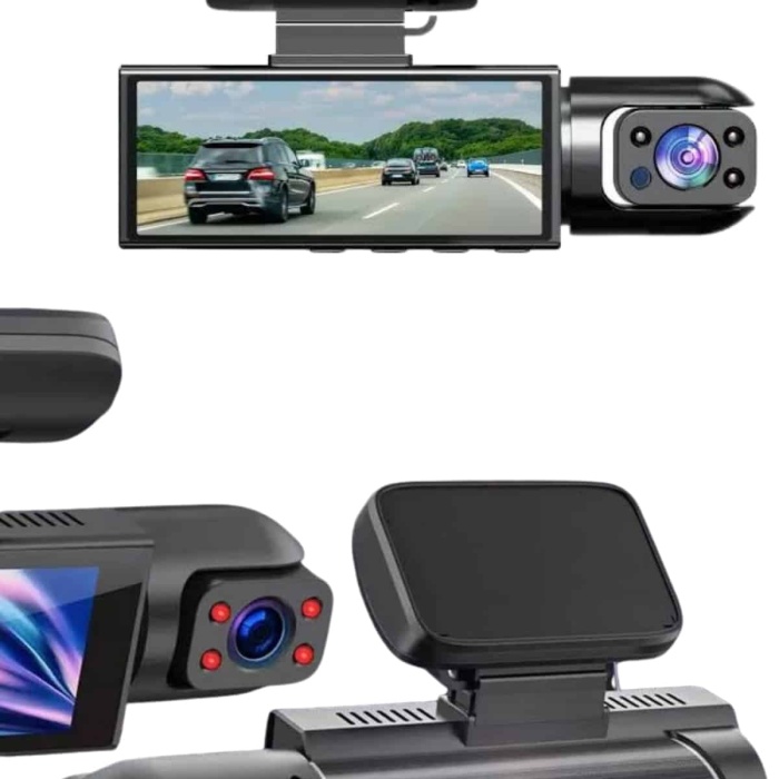 KESGİN MARKET ® Araç Kamerası Black Box Çift Kameralı Ekranlı Full HD Sürüş Kamerası