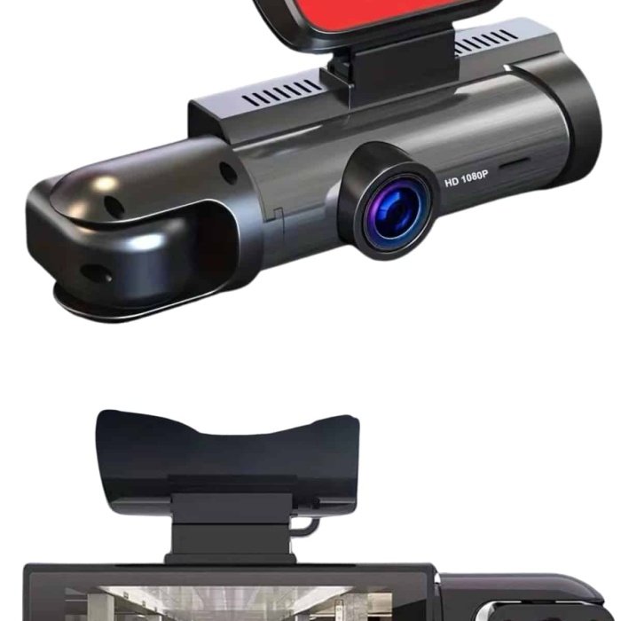 KESGİN MARKET ® Araç Kamerası Black Box Çift Kameralı Ekranlı Full HD Sürüş Kamerası