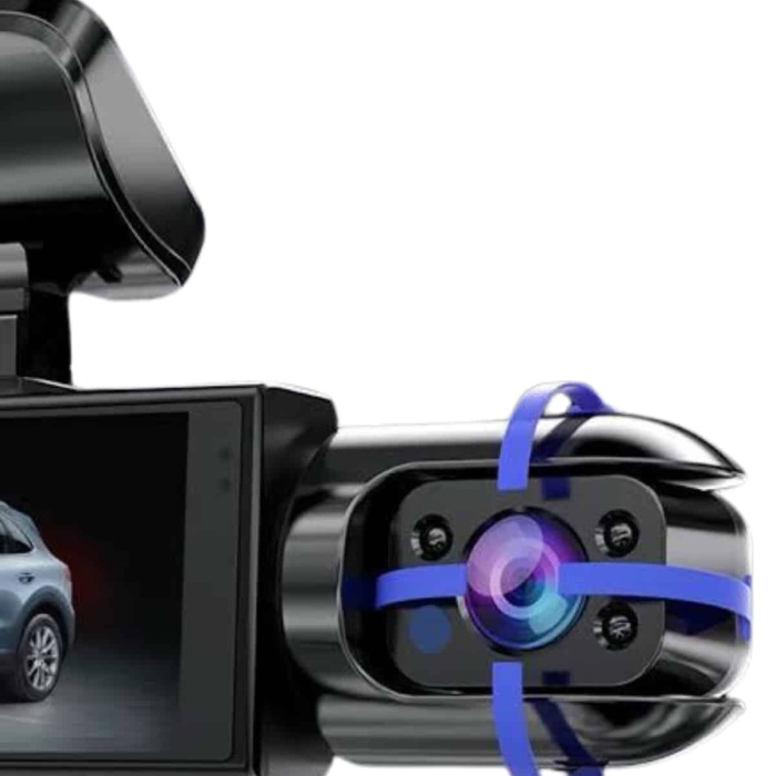 KESGİN MARKET ® Araç İçi Full Hd Kamera Ön ve Arka Kameralı Ekranlı Araç Kamerası