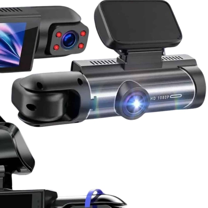 KESGİN MARKET ® Araç İçi Full Hd Kamera Ön ve Arka Kameralı Ekranlı Araç Kamerası