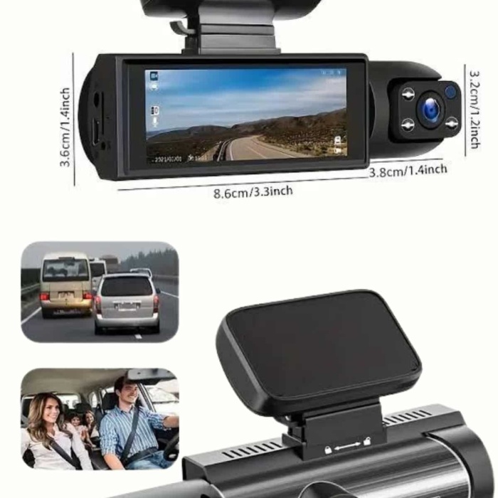 KESGİN MARKET ® Çift Kameralı Araç Kamerası Ön ve Arka Kameralı