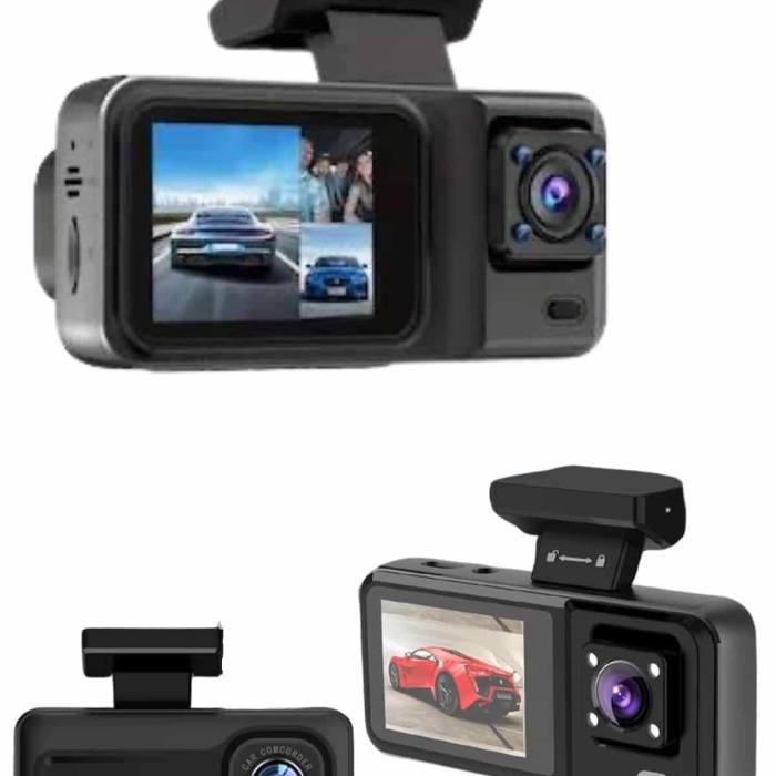 KESGİN MARKET ® Ekranlı Sürüş Kaydedici DVR Ön ve Arka Kameralı Full HD Çözünürlüklü