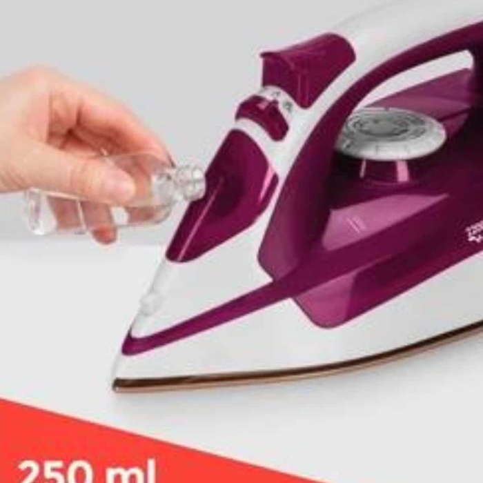 KESGİN MARKET ® Seramik Tabanlı Kırmızı 2200 Watt Şok Buharlı Ütü