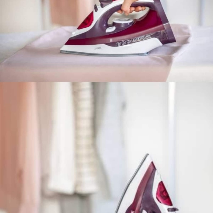 KESGİN MARKET ® Buharlı Ütü 2200 Watt Seramik Tabanlı Taşınabilir Kablolu Ütü