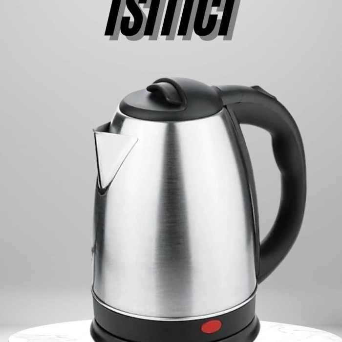 KESGİN MARKET ® Su Isıtıcı 220 - 240 V Paslanmaz Çelik Kettle Uzun Ömürlü 2000 Watt