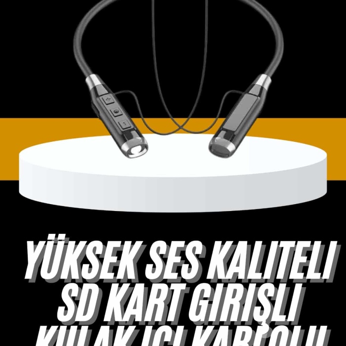 KESGİN MARKET ® Yeni Nesil Silikonlu Kulak İçi Kablosuz Kesintisiz Bluetooth Kulaklık Kablolu