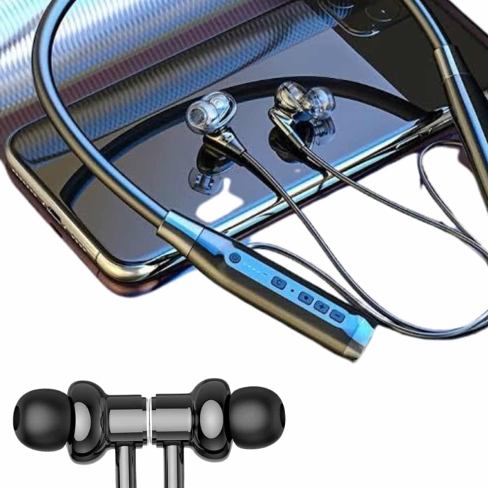 KESGİN MARKET ® Yeni Nesil Silikonlu Kulak İçi Kablosuz Kesintisiz Bluetooth Kulaklık Kablolu