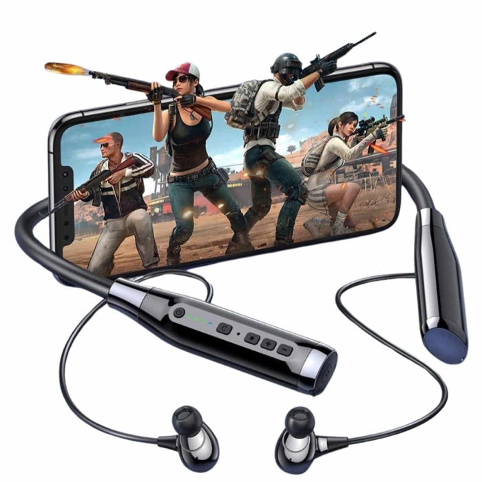 KESGİN MARKET ® Boyun Bantlı SD Kart Girişli Yüksek Perfomanslı Bluetooth Kulaklık