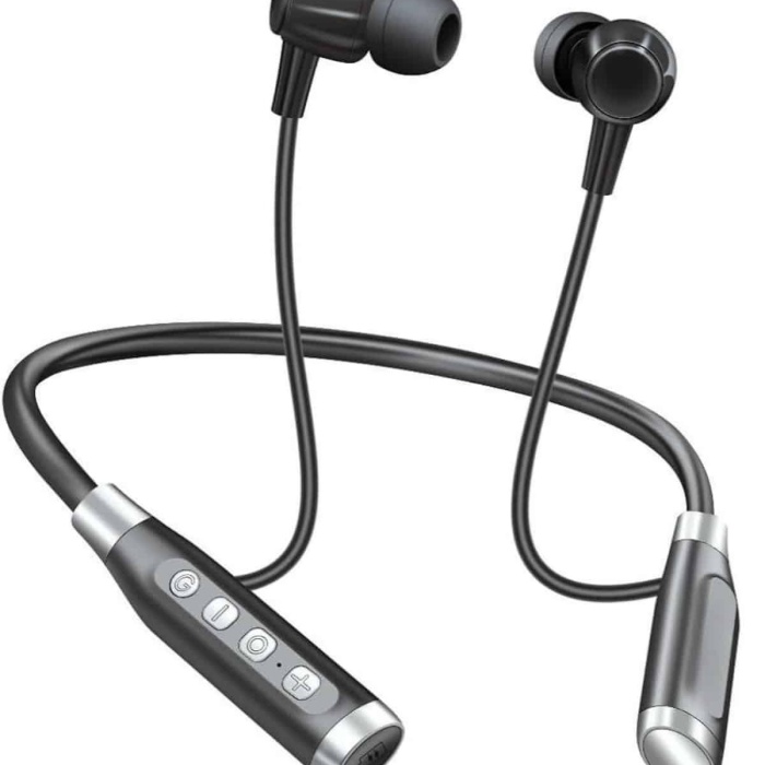 KESGİN MARKET ® Boyun Bantlı Kulak İçi Kablolu Yüksek Ses Kaliteli Bluetooth Kulaklık