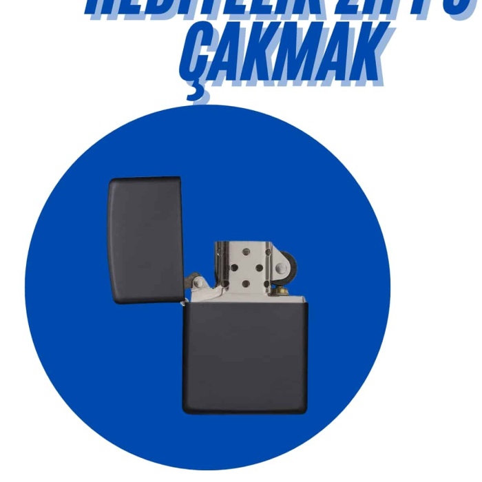 KESGİN MARKET ® Siyah Kutulu Metal Çakmak Benzinli Hediyelik Eşya