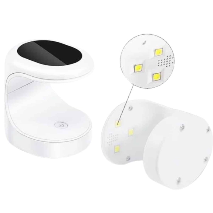 KESGİN MARKET ® Kalıcı Oje Kurutucu Mini UV Işınlı Taşınabilir Hızlı ve Pratik Oje Kurutucu