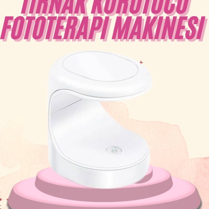 KESGİN MARKET ® Mini Taşınabilir Kalıcı Oje Jel Tırnak Kurutucu Fototerapi Makinesi