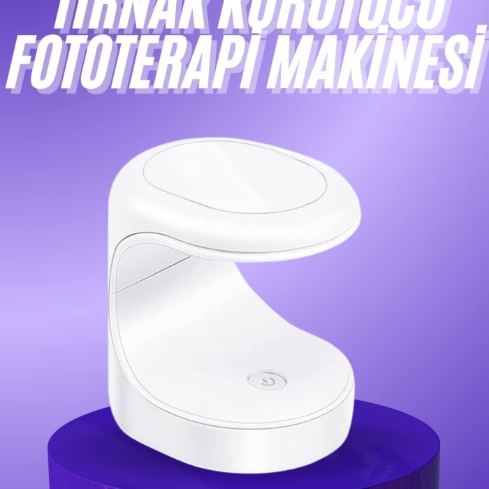 KESGİN MARKET ® Seyehat Tipi Mini Oje Kurutucu Ultraviole Mor Işık Protez Tırnak Kurutucu